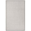Safavieh Palm Beach 8' x 10' Hand Knotted Rug in Gray and Ivory