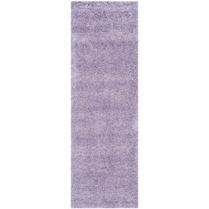 Safavieh California 2'3&quot x 13' Shag Runner Rug in Lilac