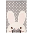 Safavieh 4' x 6' Hand Tufted Wool Rug in Gray and Ivory