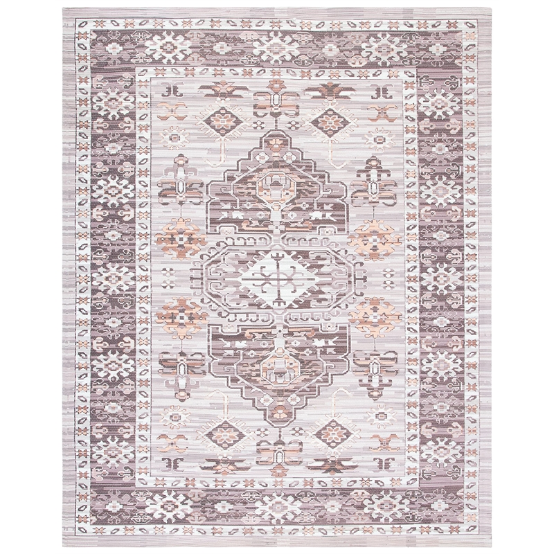 Safavieh Saffron 8' x 10' Hand Loomed Rug in Taupe and Ivory