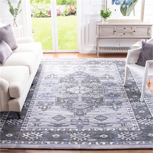 Safavieh Saffron 8' x 10' Hand Loomed Rug in Purple and Ivory