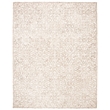 Safavieh Trace 8' x 10' Hand Tufted Wool Rug in Brown and Ivory