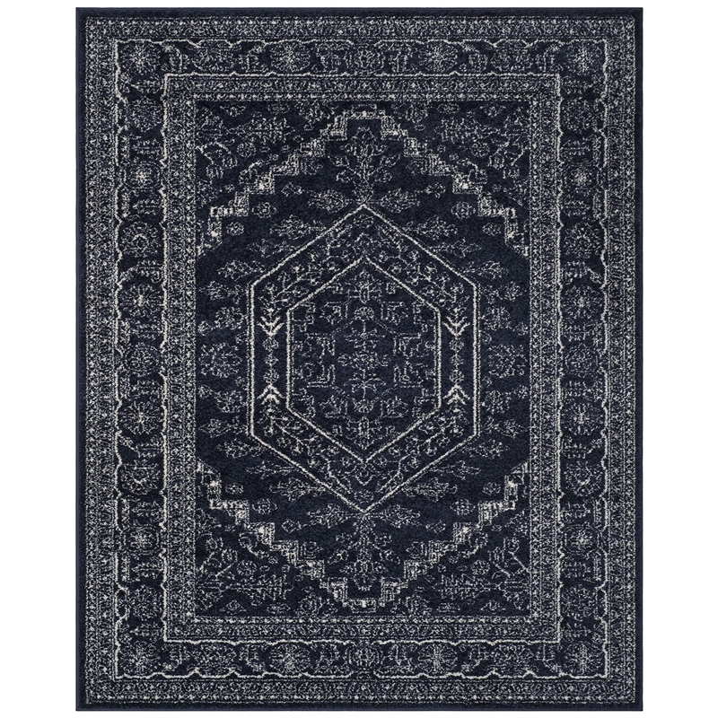 Safavieh Adirondack 10' x 14' Rug in Navy and Ivory