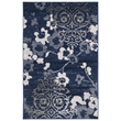 Safavieh Adirondack 3' x 5' Rug in Navy and Silver