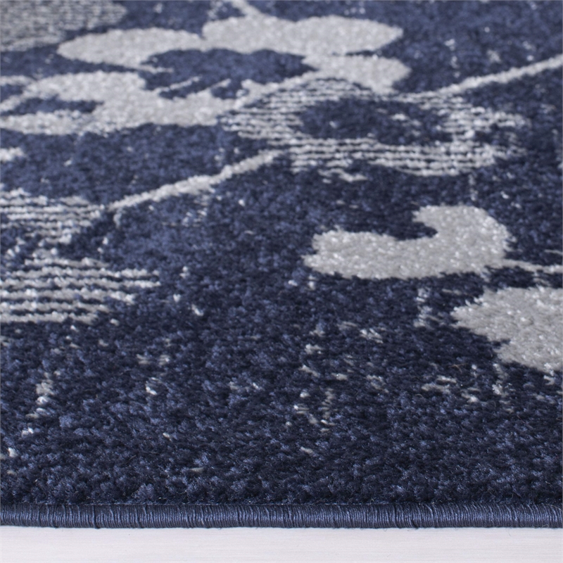 Safavieh Adirondack 3' x 5' Rug in Navy and Silver