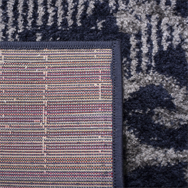 Safavieh Adirondack 3' x 5' Rug in Navy and Silver