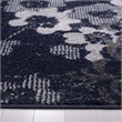 Safavieh Adirondack 6' Square Rug in Navy and Silver
