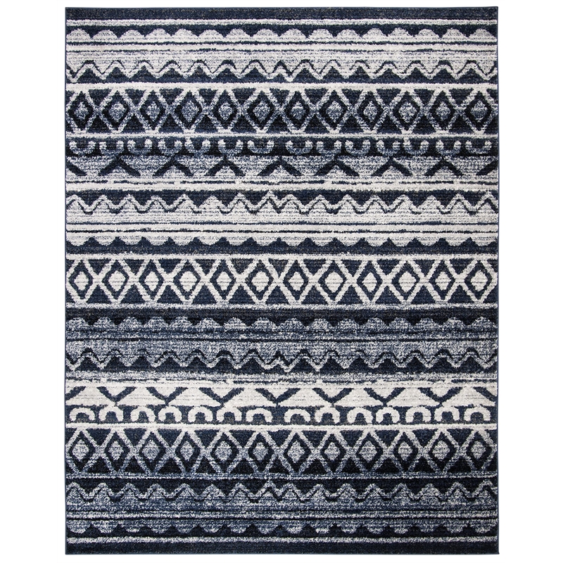 Safavieh Adirondack 8' x 10' Rug in Ivory and Navy