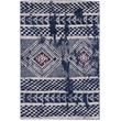 Safavieh Adirondack 4' x 6' Rug in Navy and Light Gray
