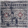 Safavieh Adirondack 6' Square Rug in Navy and Light Gray