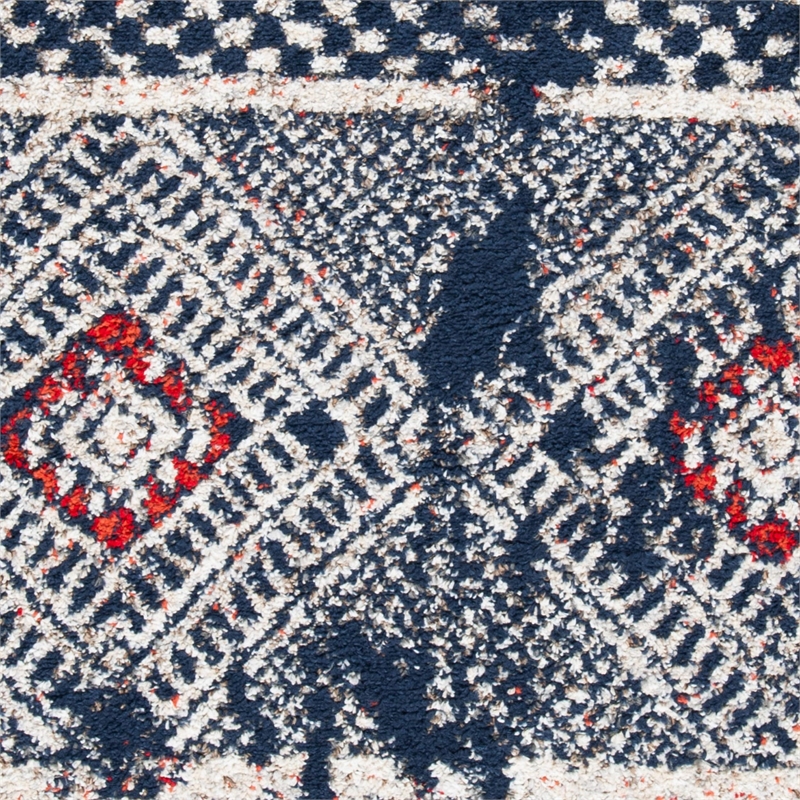 Safavieh Adirondack 8' x 10' Rug in Navy and Light Gray