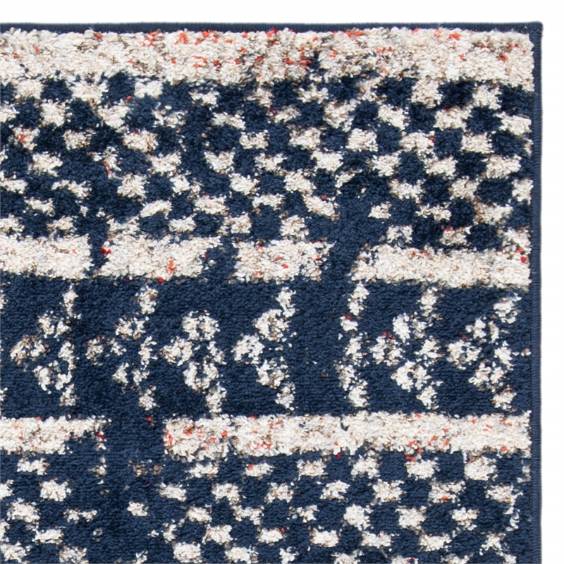 Safavieh Adirondack 8' x 10' Rug in Navy and Light Gray