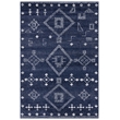 Safavieh Adirondack 4' x 6' Rug in Navy and White