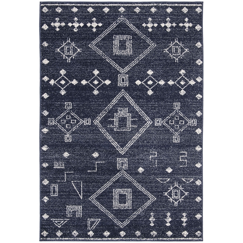 Safavieh Adirondack 8' x 10' Rug in Navy and White