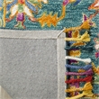 Safavieh Aspen 4' x 6' Hand Tufted Wool Rug in Turquoise and Purple