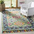 Safavieh Aspen 2' x 3' Hand Tufted Wool Rug in Light Green and Black