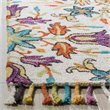 Safavieh Aspen 3' x 5' Hand Tufted Wool Rug in Ivory and Purple