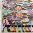 Safavieh Aspen 3' x 5' Hand Tufted Wool Rug in Black and Purple