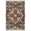 Safavieh Aspen 3' x 5' Hand Tufted Wool Rug in Black and Purple