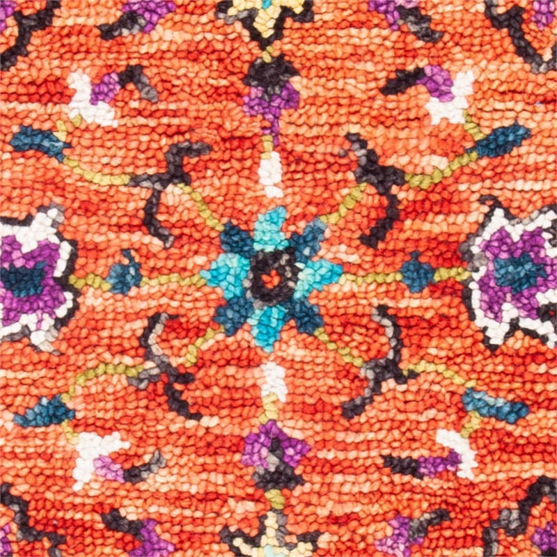Safavieh Aspen 4' x 6' Hand Tufted Wool Rug in Red and Purple