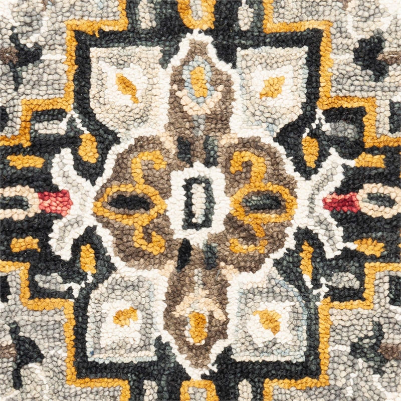 Safavieh Aspen 2' x 3' Hand Tufted Wool Rug in Gray and Charcoal