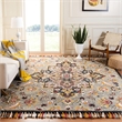 Safavieh Aspen 8' x 10' Hand Tufted Wool Rug in Gray and Charcoal
