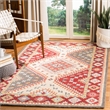Safavieh Aspen 4' x 6' Hand Tufted Wool Rug in Red and Ivory