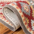 Safavieh Aspen 4' x 6' Hand Tufted Wool Rug in Red and Ivory
