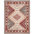 Safavieh Aspen 8' x 10' Hand Tufted Wool Rug in Red and Ivory