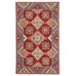 Safavieh Aspen 3' x 5' Hand Tufted Wool Rug in Red and Blue