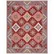 Safavieh Aspen 8' x 10' Hand Tufted Wool Rug in Red and Blue