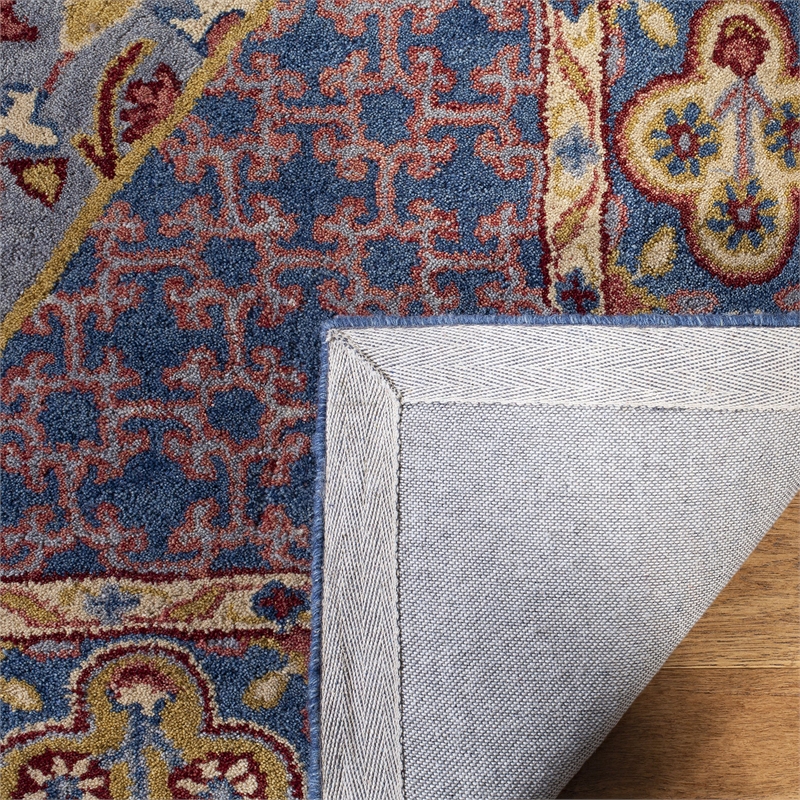 Safavieh Antiquity 2' x 3' Hand Tufted Wool Rug in Blue and Red