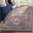 Safavieh Antiquity 3' x 5' Hand Tufted Wool Rug in Blue and Red