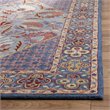Safavieh Antiquity 4' x 6' Hand Tufted Wool Rug in Blue and Red