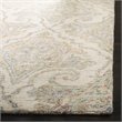 Safavieh Aubusson 5' x 8' Hand Tufted Wool Rug in Ivory and Green