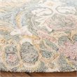 Safavieh Aubusson 6' Round Hand Tufted Wool Rug in Ivory and Yellow