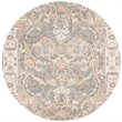 Safavieh Aubusson 6' Round Hand Tufted Wool Rug in Ivory and Yellow