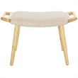 Safavieh Yara Upholstered Bench in Beige and Natural
