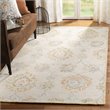 Safavieh Blossom 4' x 6' Hand Tufted Wool Rug in Beige and Sage