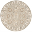 Safavieh Blossom 6' Round Hand Tufted Wool Rug in Sage and Ivory