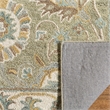 Safavieh Blossom 6' Round Hand Tufted Wool Rug in Sage and Ivory