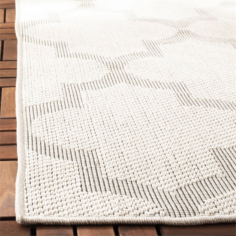 Safavieh Bermuda 9' x 12' Rug in Ivory and Light Gray