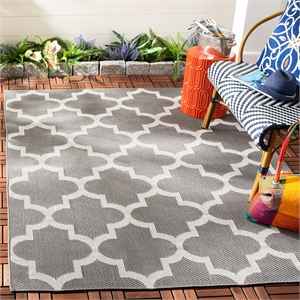 Safavieh Bermuda 4' x 6' Rug in Ivory and Gray