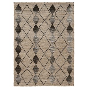 Safavieh Bohemian 2' x 3' Hand Loomed Jute Rug in Beige and Black