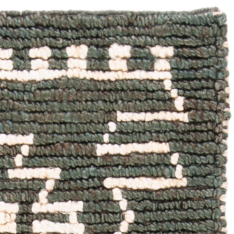 Safavieh Bohemian 3' x 5' Hand Loomed Jute Rug in Gray and Beige