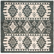 Safavieh Bohemian 6' Square Hand Loomed Jute Rug in Gray and Beige