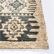 Safavieh Bohemian 6' Square Hand Loomed Jute Rug in Gray and Beige