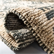 Safavieh Bohemian 6' Square Hand Loomed Jute Rug in Gray and Beige