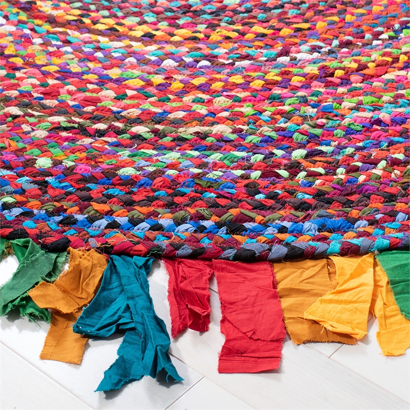 Safavieh Braided 3' Round Hand Woven Rug