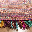 Safavieh Braided 4' Round Hand Woven Rug